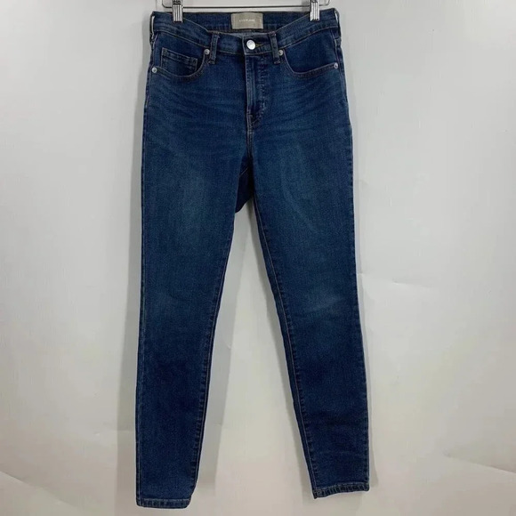 Everlane Denim - Everlane Women's Classic 5 Pocket Mid Rise Cotton Stretch Tapered‎ Jeans Size 27
